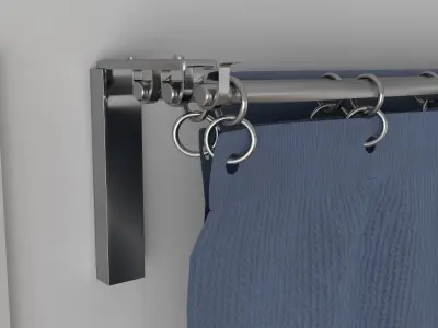 curain 01 3D model