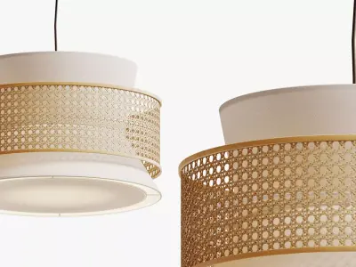 Weave Pendant Light 3D model