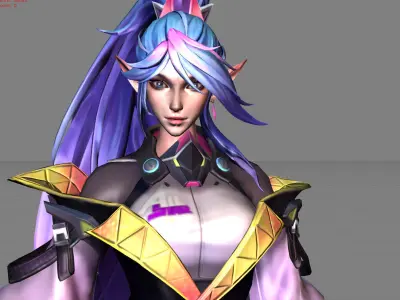 Miya Atomic Pop Miya Low-poly 3D model