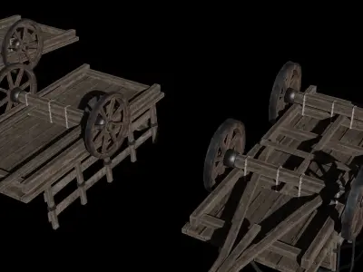 Medieval Pack Modular LOW POLY 3D model