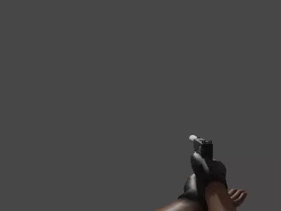 FPS Hands Low-poly 3D model