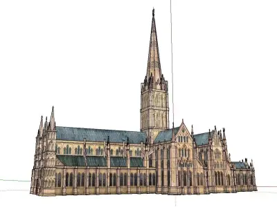 Architecture-Religion-God-Culture-Temple-029 cathedral 3D model