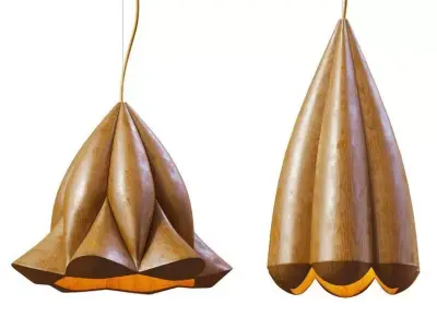 Laszlo Tompa Flower pendant light 3D model