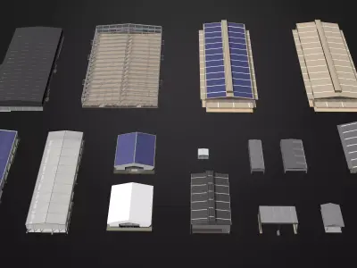 Warehouse pack 25K06 3D model