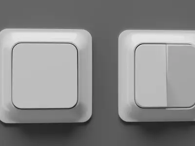 Trendy Light-switches 3D model
