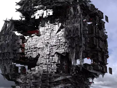 New Kowloon Mega City 4 3D model