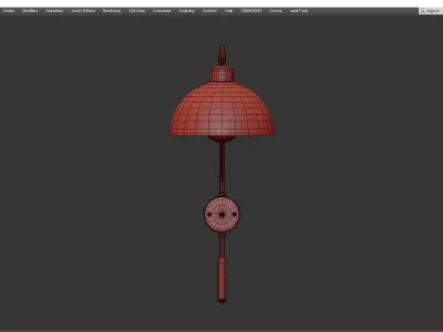 TEODINE SCONCE Low-poly 3D model