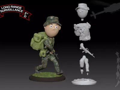 1SG Little Top- LRSD 1989-1992 3D print model