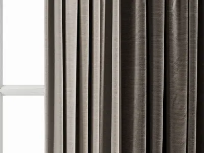 Curtain 104 with window 3D model