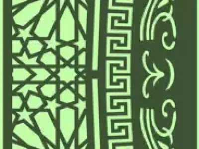Door Decorative Plasma CNC 3D model