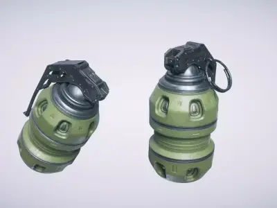 Sci Fi Grenade 3D model