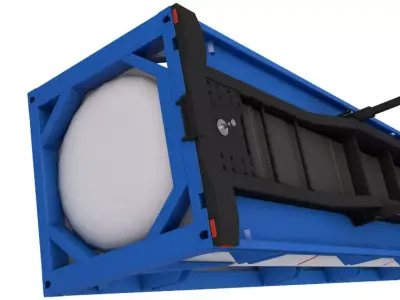 large Trailers Collection 3D model