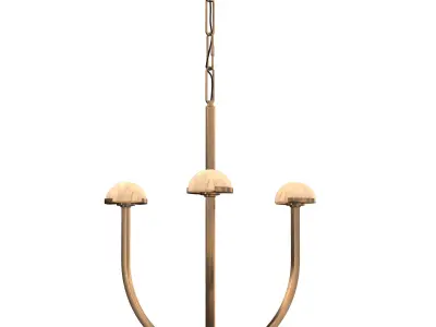 PEDRA ROUND CHANDELIER 24 3D model