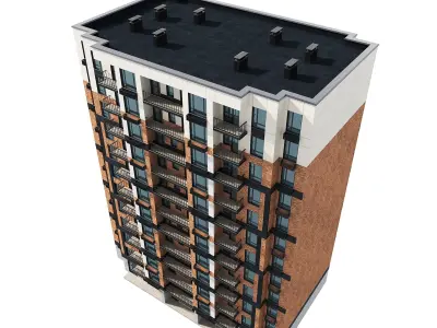 Residential Building 003 3D model