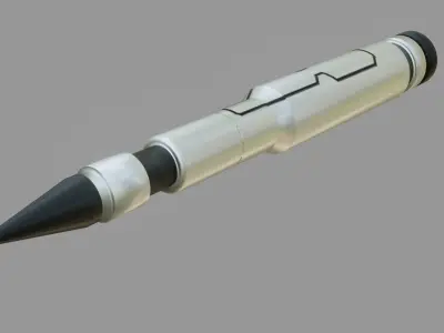 Sci-Fi Missiles - Low Poly - Game Ready - PBR Low-poly 3D model