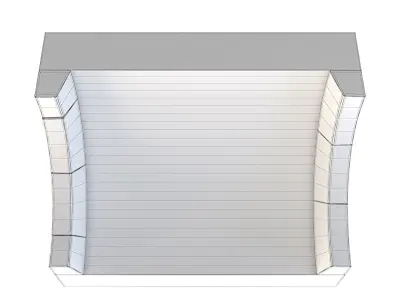 Dungeon Wall Top 3D model