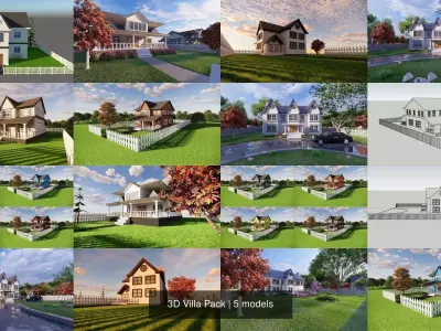 3D Villa Pack