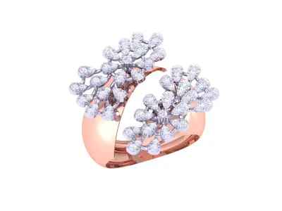  Women Ring MTL 3dm STL OBJ FBX Details 3D print model 66