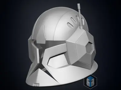 Animated Spec Ops Clone Trooper Helmet 3D print model
