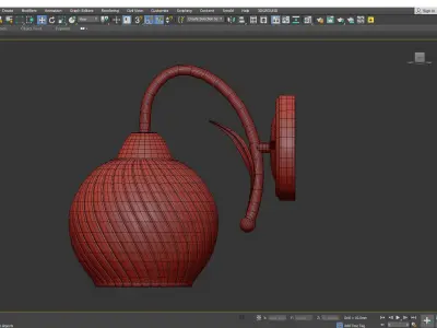 Dolcemente Arte Lamp Low-poly 3D model