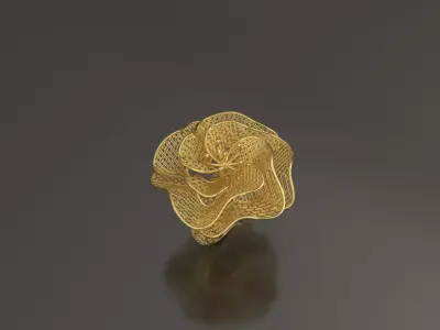 TURKISH RING 3D print model 2
