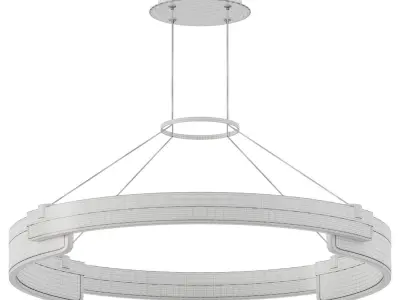 Aura Chandelier Low-poly 3D model