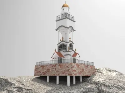 Lighthouse 3D model 15
