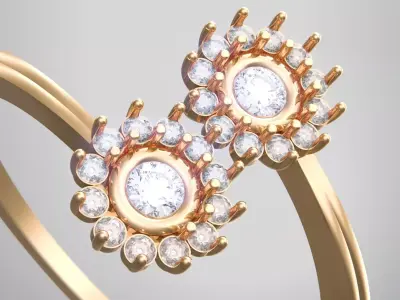 Light weight Finger ring 3D print model
