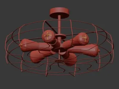 Grinder Top Loft Industrial Mill 3D model