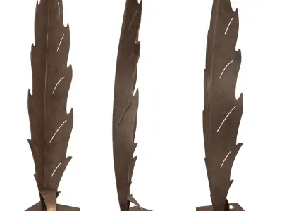 Idee del Fabbro Ciliegio Floor Lamp 3D model