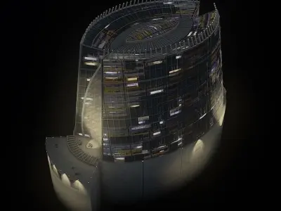 The Cathedral of Christ Low-poly 3D model