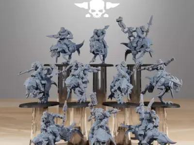 Orkaz Beast Riders 3D print model