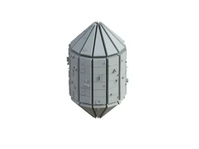 Sci Fi Object No 4397 Low Poly Low-poly 3D model