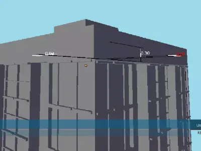 Hi-Poly Realistic building Free low-poly 3D model