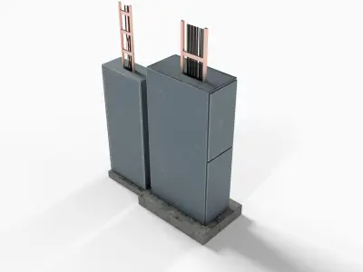 Electrical box 3D model