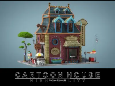 Cartoon House Pack 01