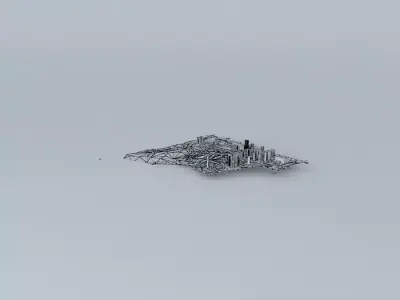 Staronavodnytskaja Street in Kyiv 3D model