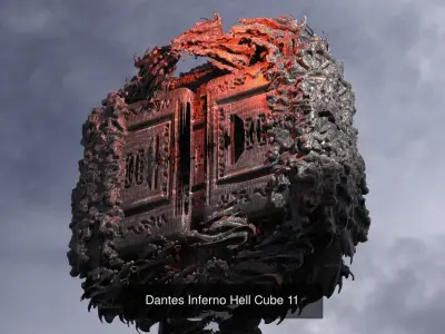 Hellraiser Cube City  3D Model Pack