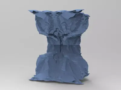 Alien Mothership crystals 3D model