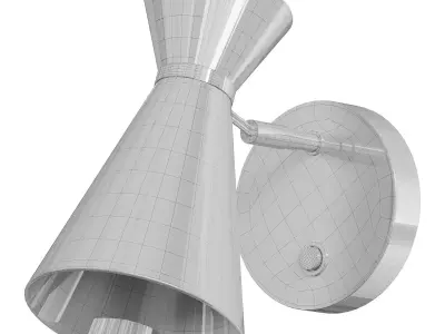 Pin Up LED Task Light 3D model