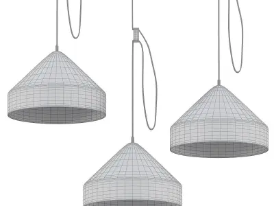 Lloop lamp messing 3D model