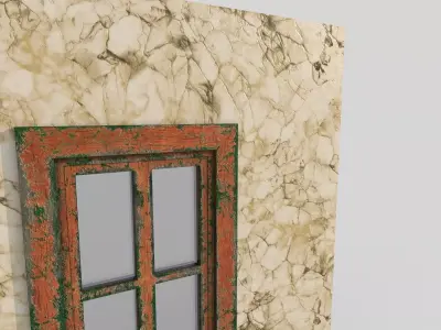 Modular 3D kit construction Historical interior Antique 3D model