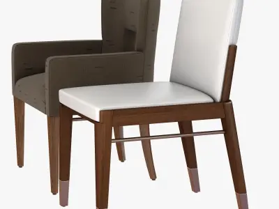 2zero6 bardot and rogue chair 3D model