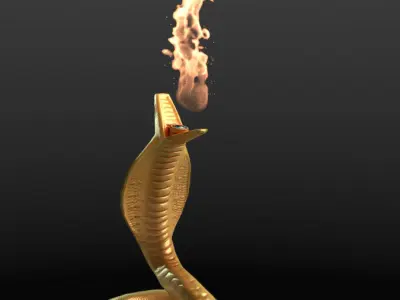 Cobra Lamp 3D model
