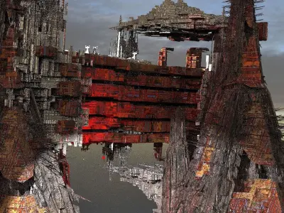Elite Emperor Ruler Observatory tower structures  3D model