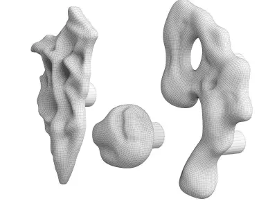 Commune Nugget Hardware Collection 3D model