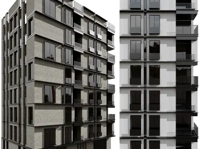RESIDENTIAL BUILDING NO91 A 3D model