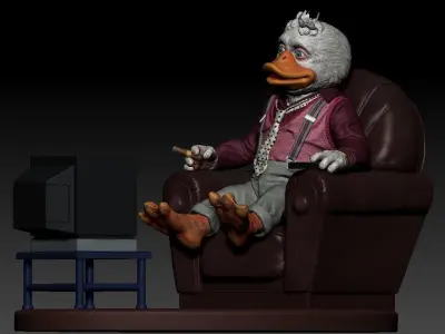 Howard the duck 3D print model