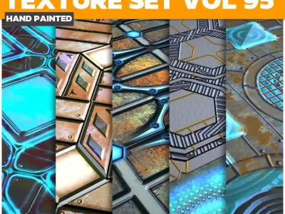 Scifi Vol 95  -  Game PBR Textures Texture