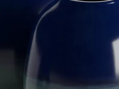 Cobalt Mist vase 3D model